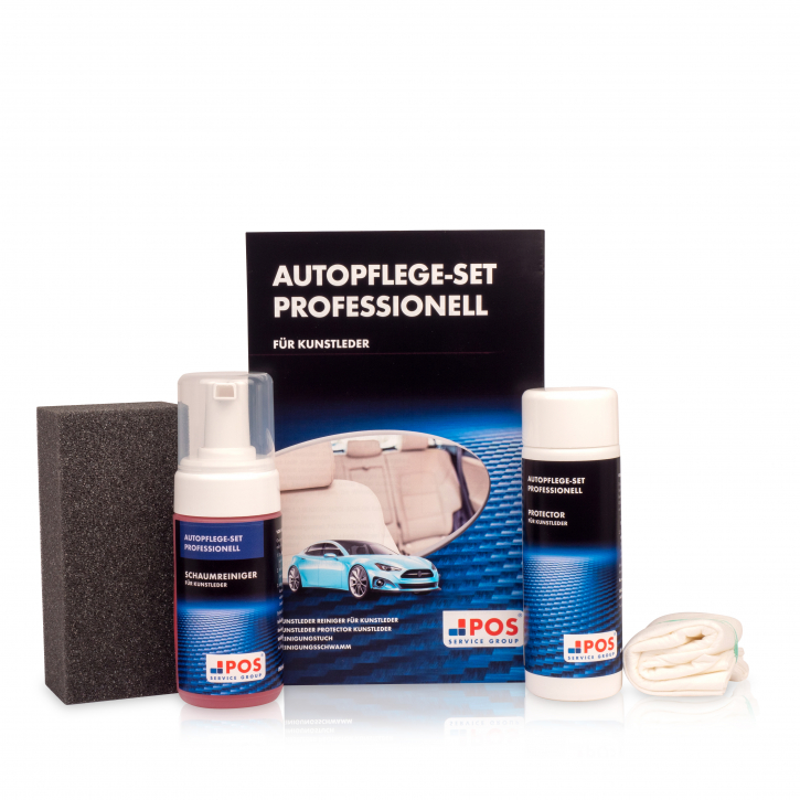 POS Autopflege-Set Professionell für Kunstleder